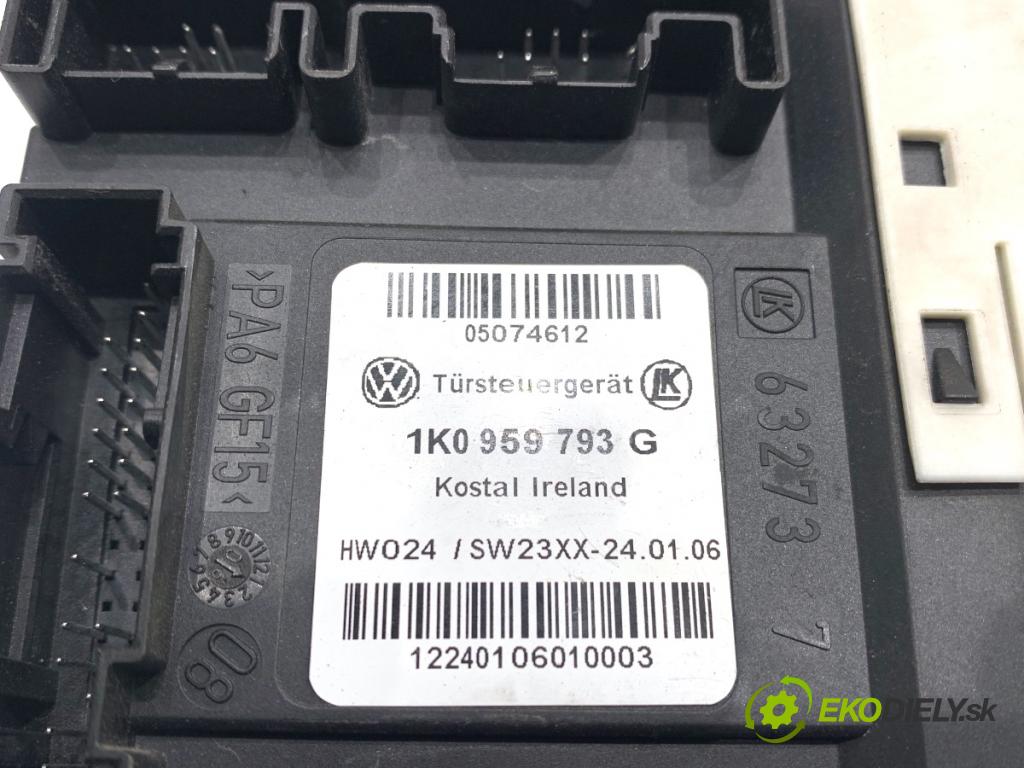 VW PASSAT B6 Kombi 2006 103 kW 2.0 TDI 1968 Motor sťahovania okna ľavy predný 1K0959793G