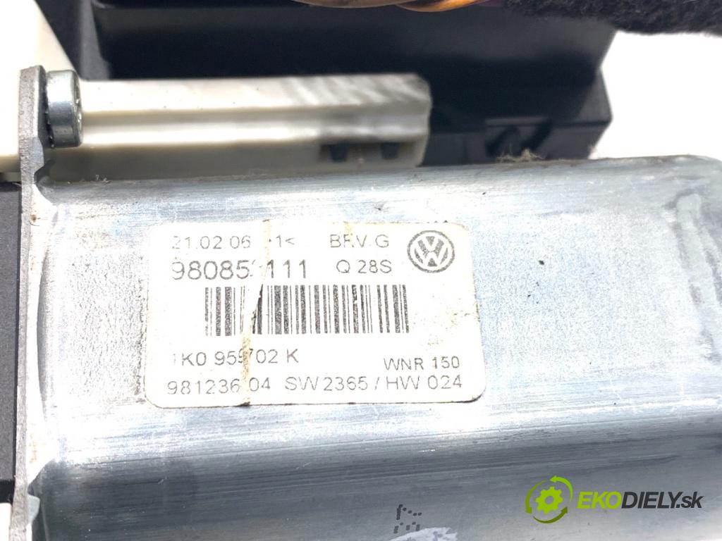 VW PASSAT B6 Kombi 2006 103 kW 2.0 TDI 1968 Motor sťahovania okna pravy predný 1K0959792G