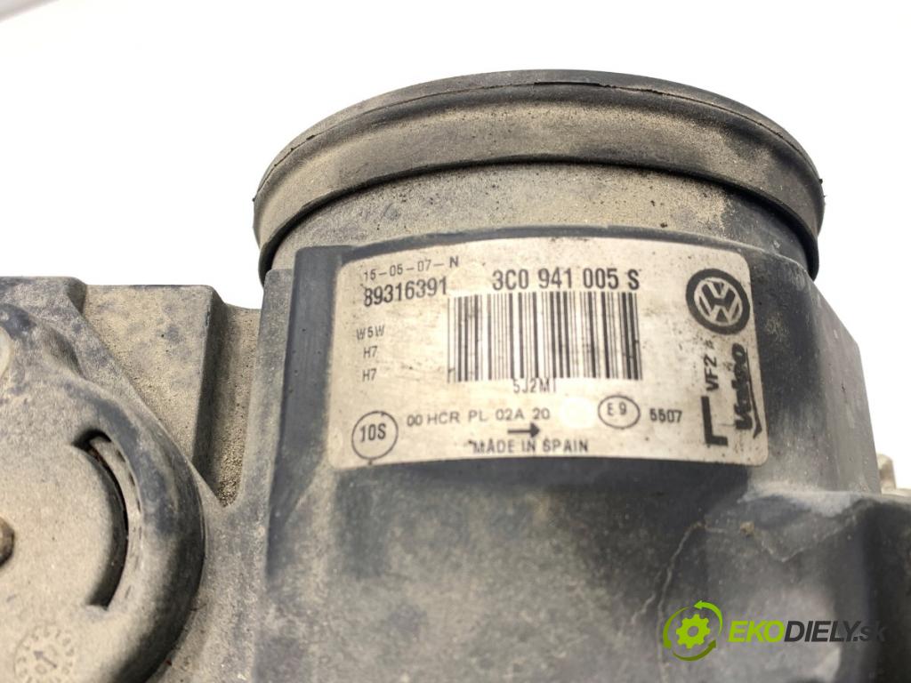 VW PASSAT B6 Kombi 2006 103 kW 2.0 TDI 1968 Svetlomet ľavy predný 3C0941005S