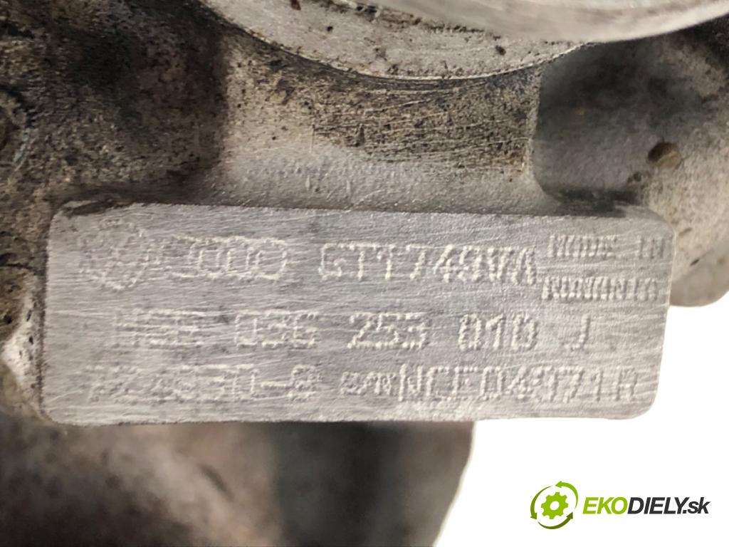 VW PASSAT B6 Kombi 2006 103 kW 2.0 TDI 1968 Turbodúchadlo,turbo 03G253010J (Turbodúchadlo (kompletné))