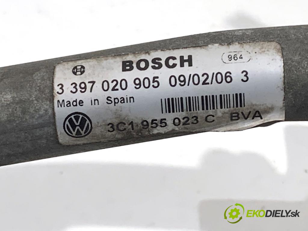 VW PASSAT B6 Kombi 2006 103 kW 2.0 TDI 1968 Mechanizmus stieračov predný 3C1955023C (Motorček stieračov predný)