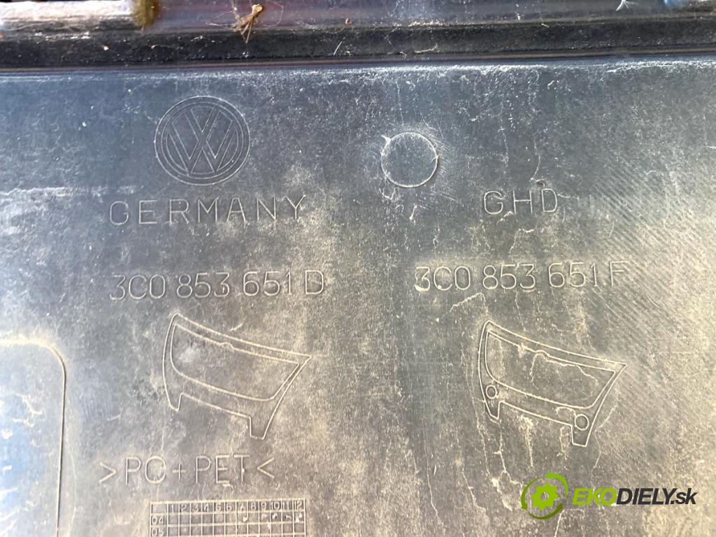 VW PASSAT B6 Kombi 2006 103 kW 2.0 TDI 1968 mřížka maska 3C0853651D (Přední mřížka (maska chladiče))