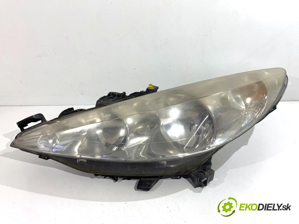 PEUGEOT 207 liftback 2009 53 kW 1.4 1360 Svetlomet ľavy predný 9649986280