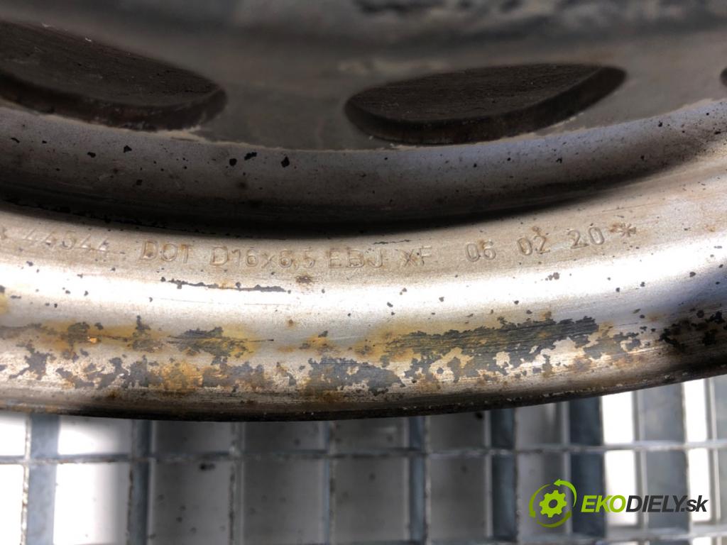 VW TRANSPORTER T6 Autobus 2020 81 kW 2.0 TDI 1968 disk plechový 16 5X120 6,5J ET51 7H0601027D