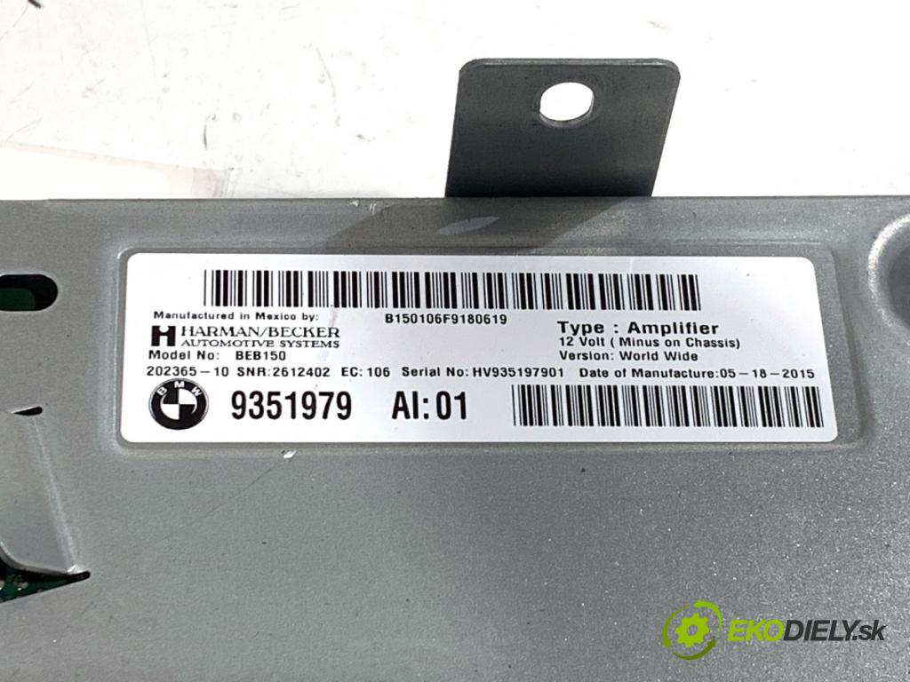 BMW F16 SUV 2015 230 kW xDrive 40 d 2993 Zosilňovač  (Zosilňovač)