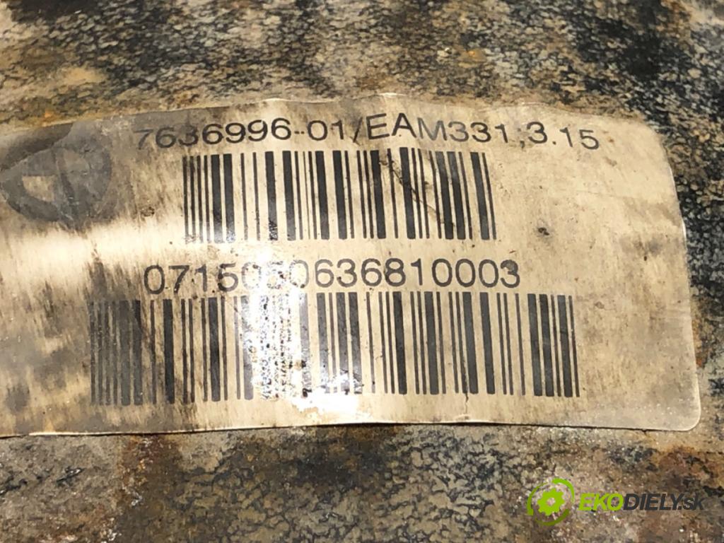 BMW F16 SUV 2015 230 kW xDrive 40 d 2993 Most ,diferenciál zad 7636996