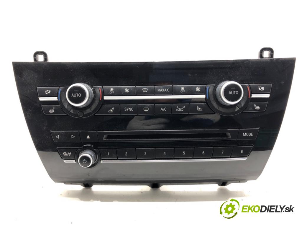 BMW F16 SUV 2015 230 kW xDrive 40 d 2993 Panel ovládania kúrenia radia 9390459