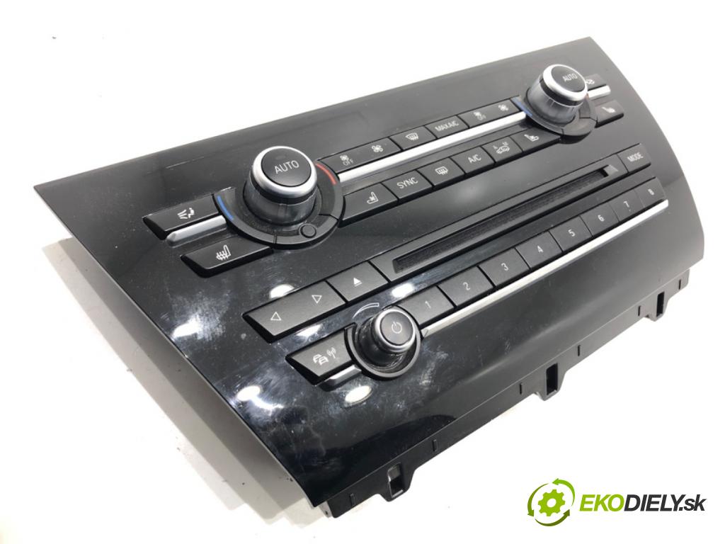 BMW F16 SUV 2015 230 kW xDrive 40 d 2993 Panel ovládania kúrenia radia 9390459