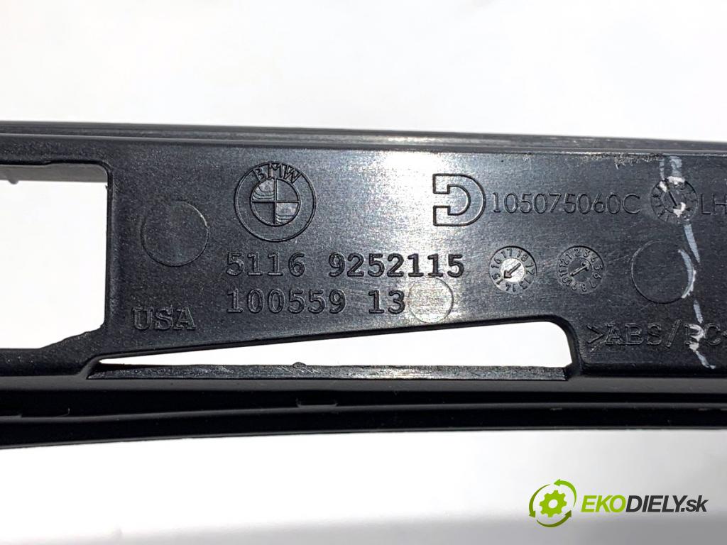 BMW F16 SUV 2015 230 kW xDrive 40 d 2993 lišty kryt 9252115 9252113 (Lišta)