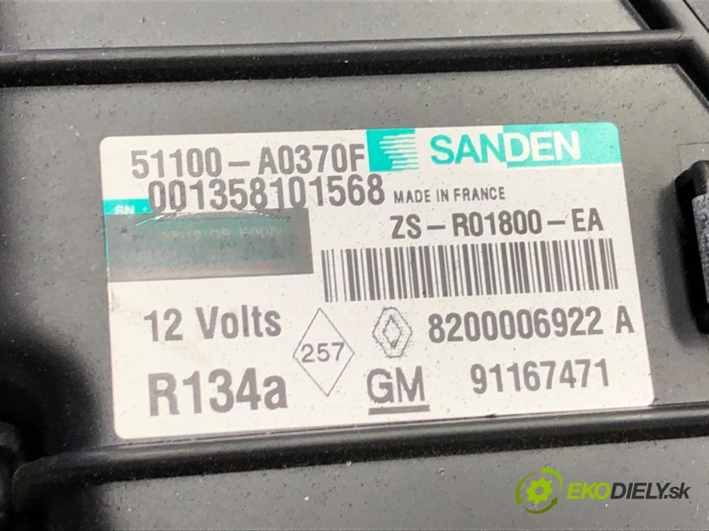 RENAULT TRAFIC III Autobus 2015 92 kW 1.6 dCi 125 (JGMH) 1598 ventilátor kúrenia zad 8200006922A