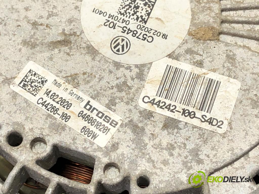 VW TRANSPORTER T6 Autobus 2020 81 kW 2.0 TDI 1968 ventilátor chladiče 7E0121205H (Ventilátor)