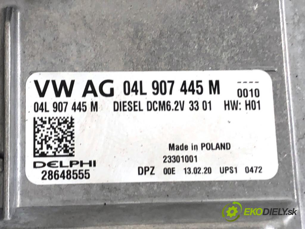 VW TRANSPORTER T6 Autobus 2020 81 kW 2.0 TDI 1968 riadiaca jednotka Motor 04L907445M (Riadiaca jednotka)