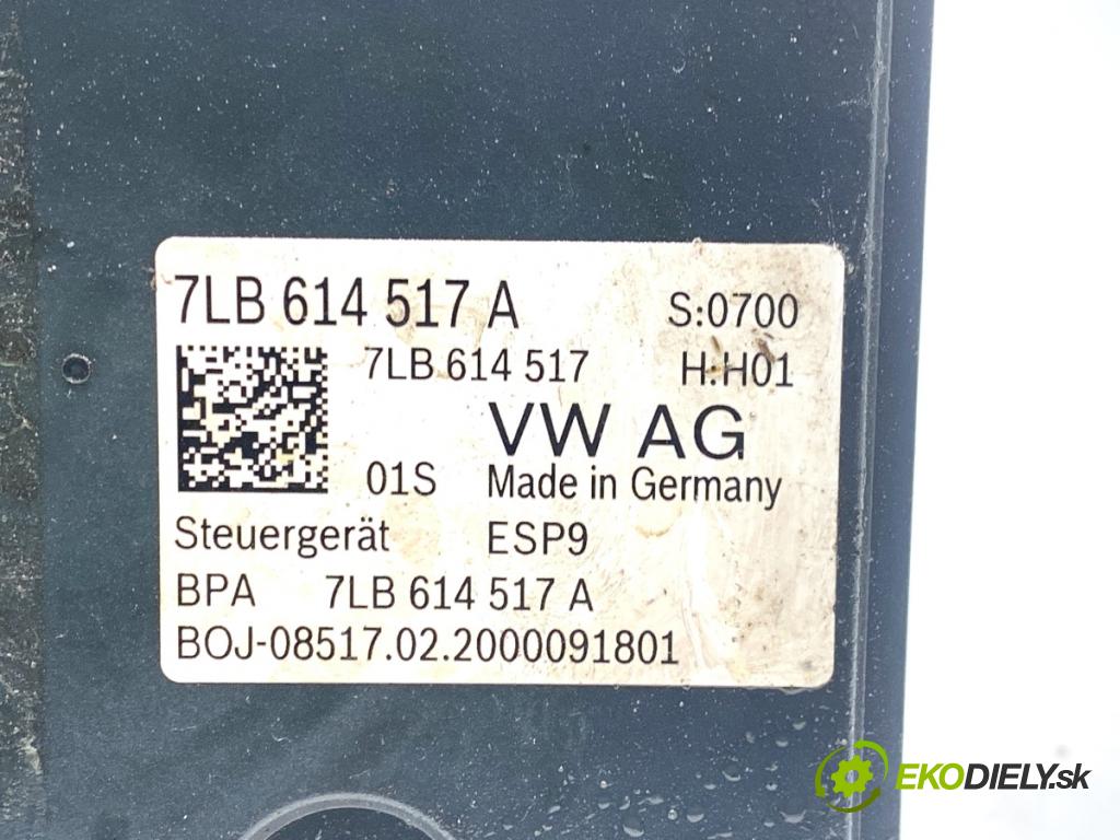 VW TRANSPORTER T6 Autobus 2020 81 kW 2.0 TDI 1968 Pumpa ABS 7LB614517A (Pumpa ABS)