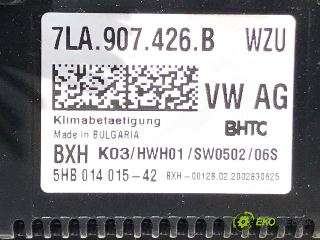 VW TRANSPORTER T6 Autobus 2020 81 kW 2.0 TDI 1968 Panel ovládania kúrenia 7LA907426B (Prepínacie páčky pod volantom)