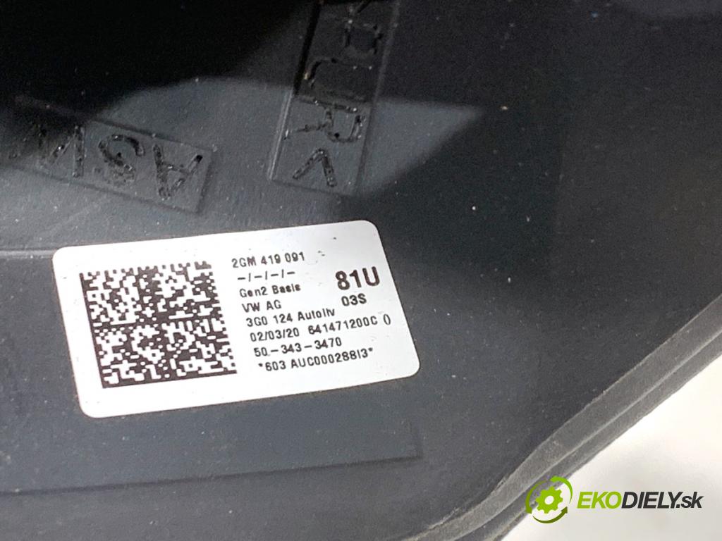 VW TRANSPORTER T6 Autobus 2020 81 kW 2.0 TDI 1968 volant 2GM419091 (Volant)