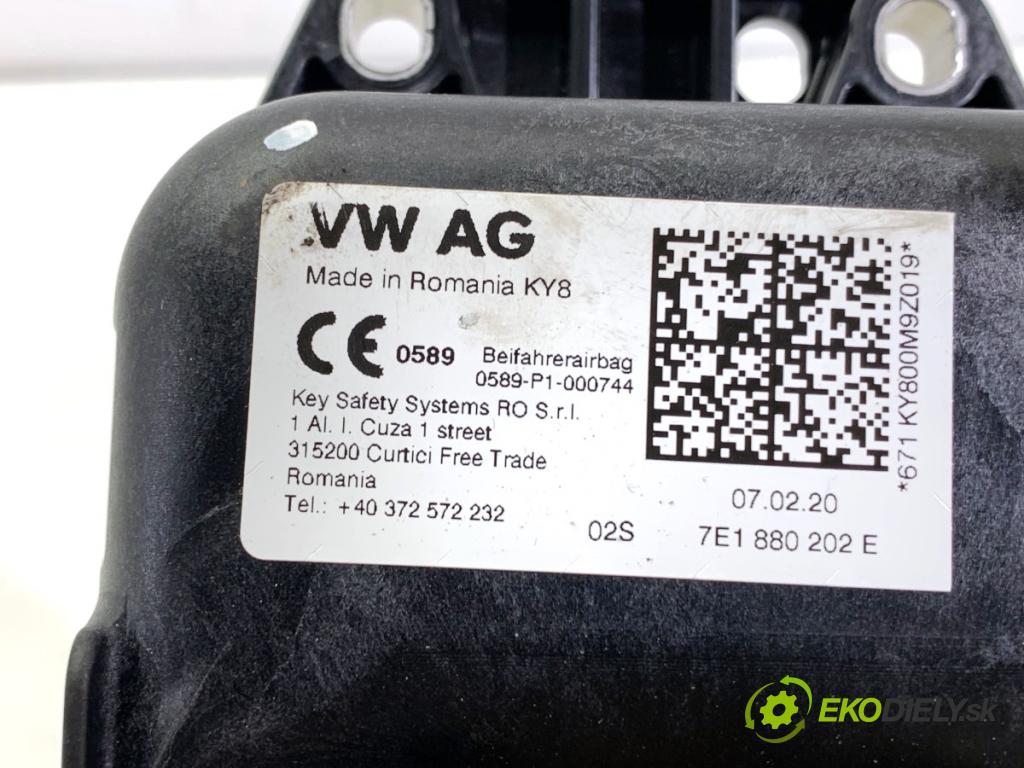 VW TRANSPORTER T6 Autobus 2020 81 kW 2.0 TDI 1968 AirBag spolujazdca 7E1880202E (Airbag)