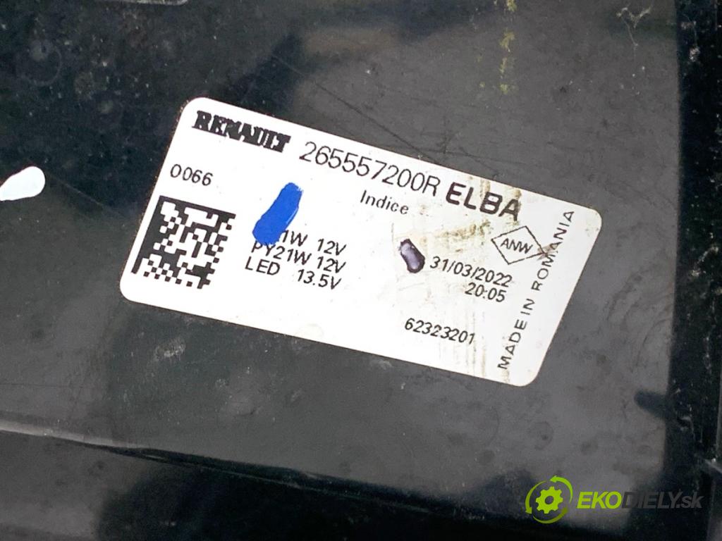 DACIA DUSTER SUV 2022 85 kW 1.5 dCi 115 (HMAD) 1461 Svetlo ľavy zad 265557200R