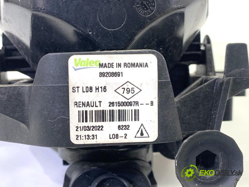 DACIA DUSTER SUV 2022 85 kW 1.5 dCi 115 (HMAD) 1461 hmlové svetlo, hmlovka pravý přední část 261500097R