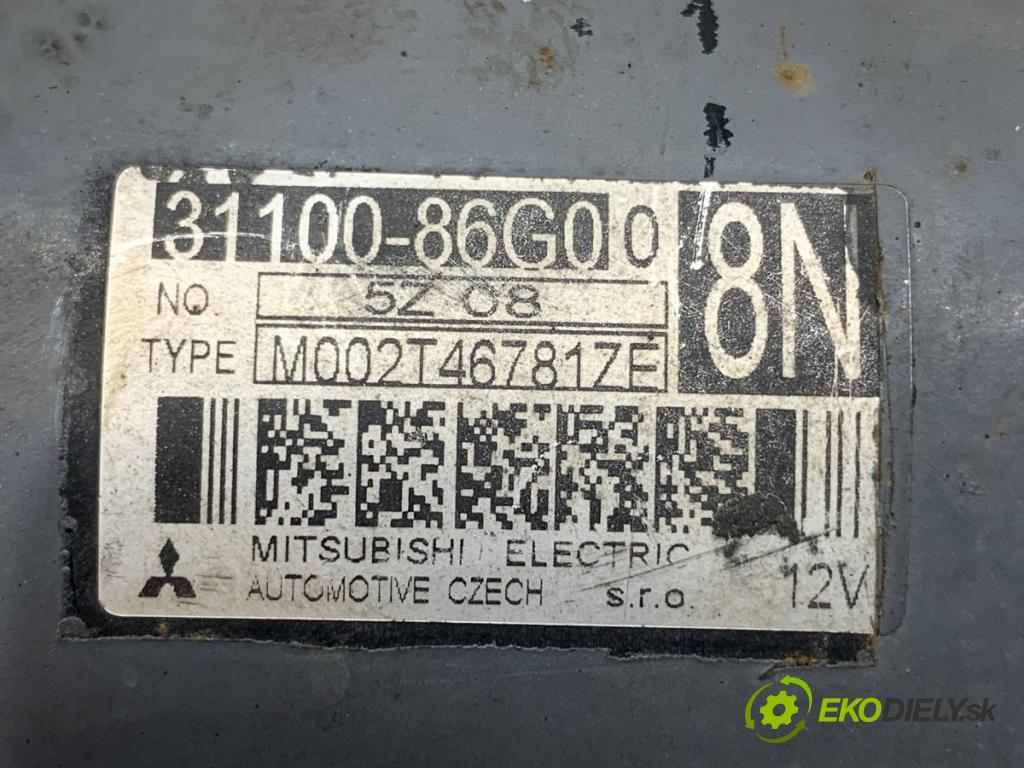 SUZUKI SWIFT III liftback 2006 68 kW 1.3 (RS 413) 1328 startér 31100-86G00 (Startér)