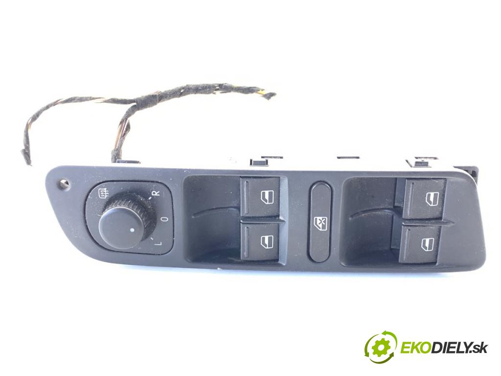 VW TIGUAN SUV 2013 81 kW 2.0 TDI 1968 Prepínač okien 1K4959857B (Prepínacie páčky pod volantom)