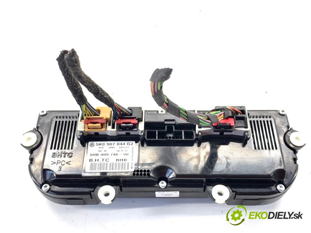 VW TIGUAN SUV 2013 81 kW 2.0 TDI 1968 Panel ovládania kúrenia 5K0907044GJ (Prepínacie páčky pod volantom)