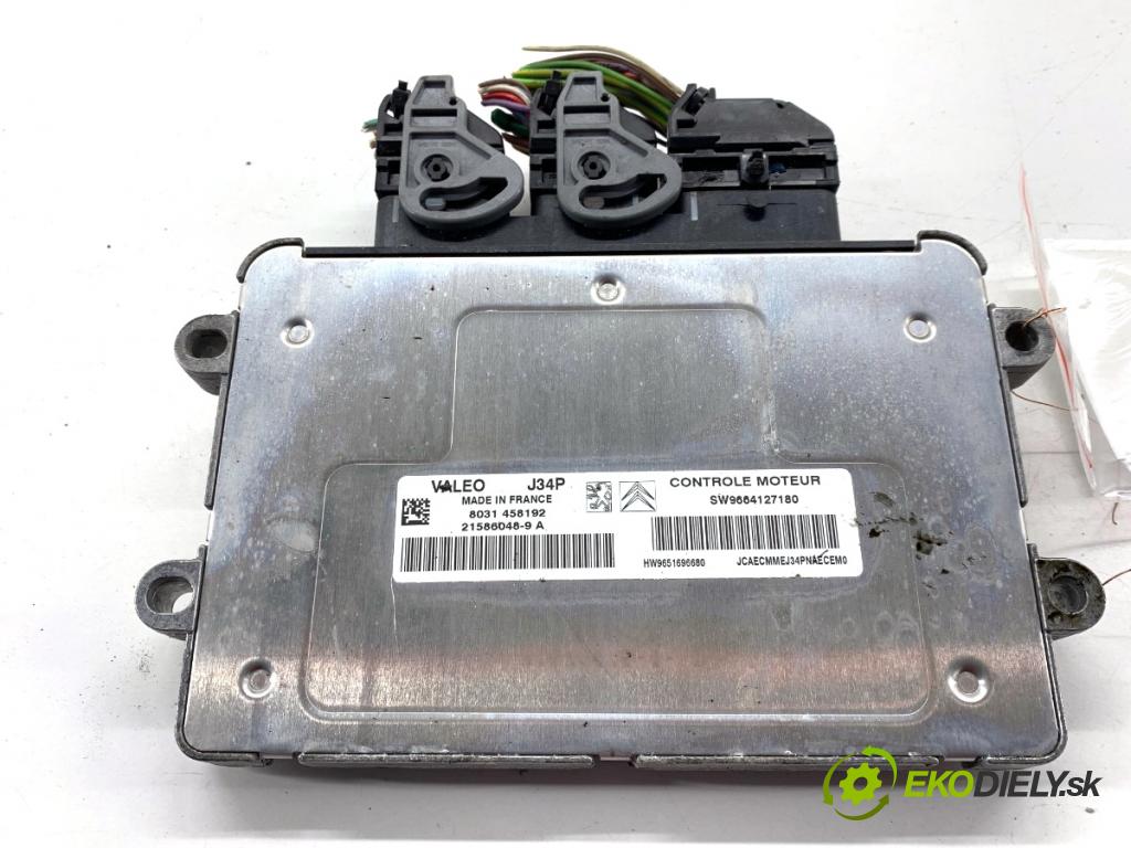 PEUGEOT 207 liftback 2008 54 kW 1.4 1360 riadiaca jednotka Motor 9664127180 (Riadiaca jednotka)