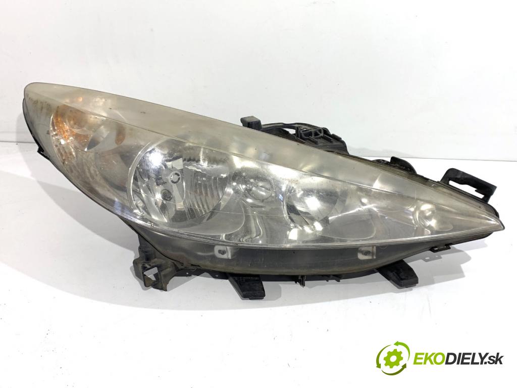 PEUGEOT 207 liftback 2008 54 kW 1.4 1360 Svetlomet pravy predný 9649986180