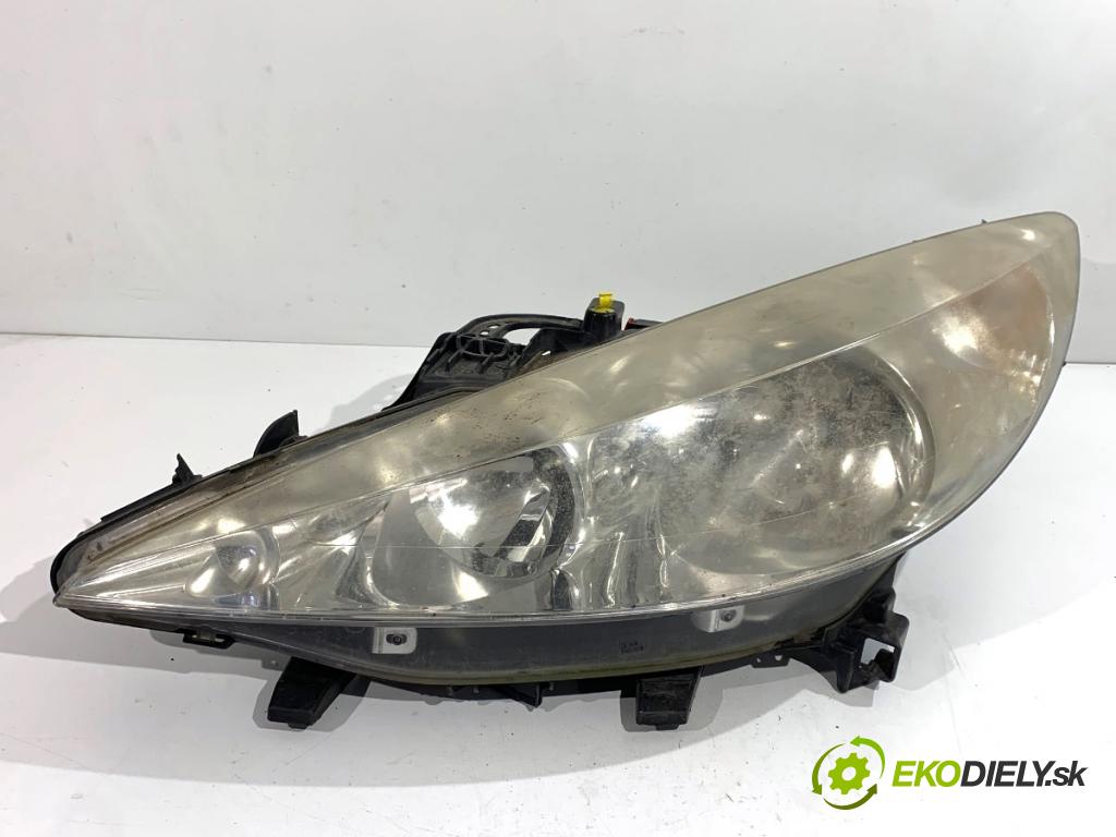 PEUGEOT 207 liftback 2008 54 kW 1.4 1360 Svetlomet ľavy predný 9649986280