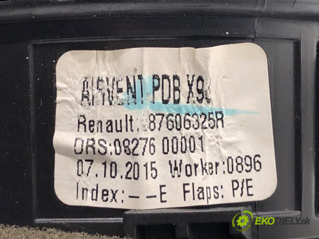 RENAULT TRAFIC III Autobus 2015 92 kW 1.6 dCi 125 (JGMH) 1598 Mriežky kúrenia pravy predný 687606325R