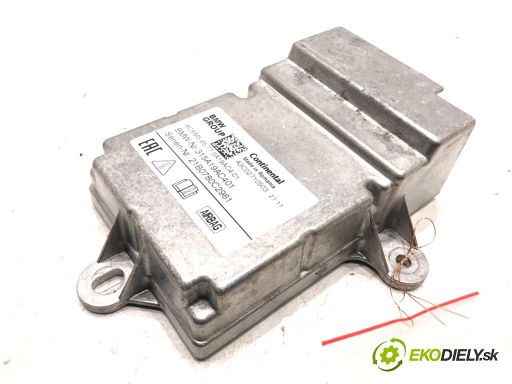 BMW G30 sedan 2021 460 kW M5 Competition 4395 senzor airbag 5A19AC4 (Snímač)