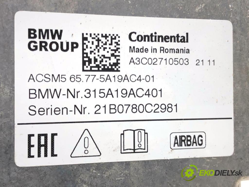 BMW G30 sedan 2021 460 kW M5 Competition 4395 senzor airbag 5A19AC4 (Snímač)
