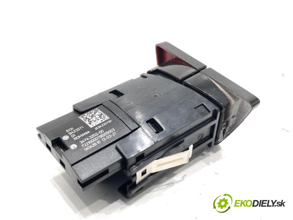 BMW G30 sedan 2021 460 kW M5 Competition 4395 Spínač svetiel výstražných (núdzových) 9423271 (Prepínacie páčky pod volantom)