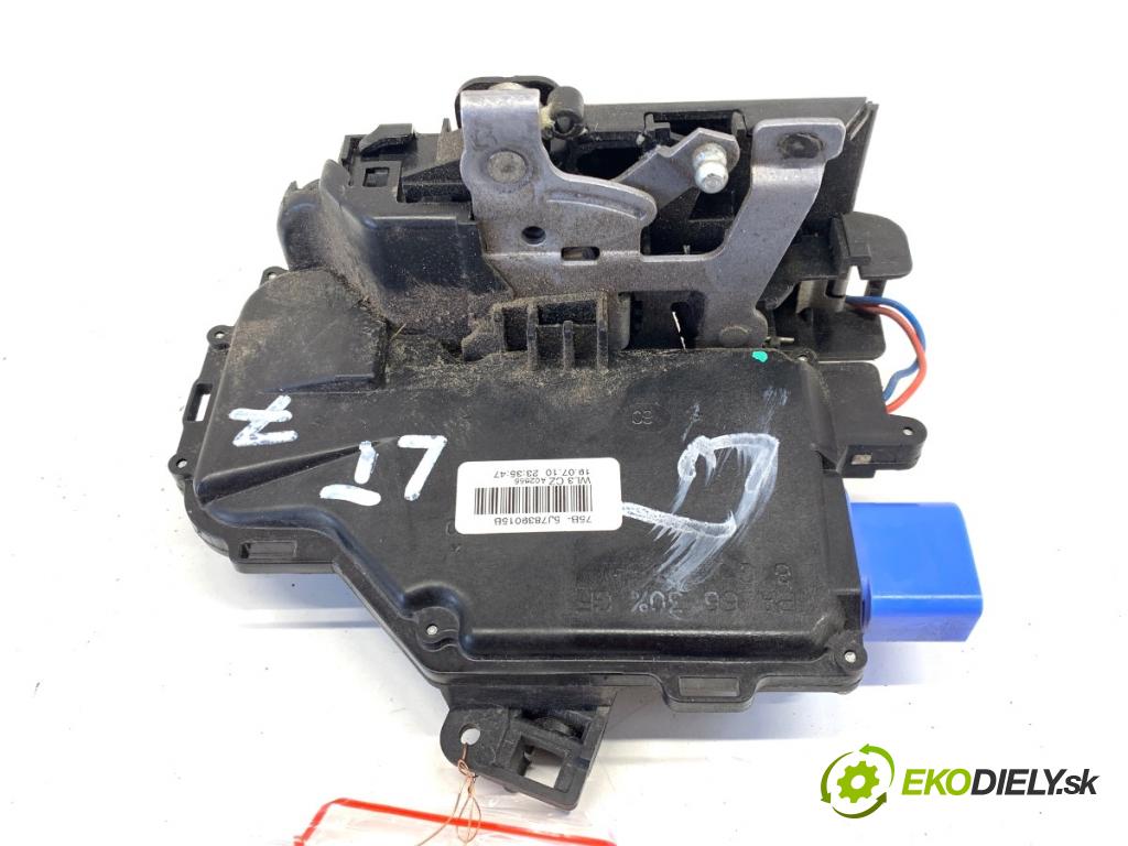 SKODA ROOMSTER nadwozie wielkoprzestrzenne (MPV) 2010 63 kW 1.2 TSI 1197 zámok Dvere ľavy zad 5J7839015B