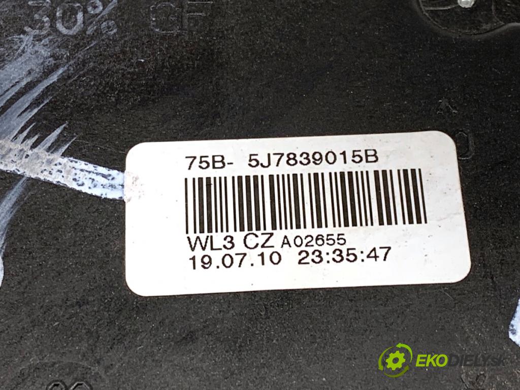 SKODA ROOMSTER nadwozie wielkoprzestrzenne (MPV) 2010 63 kW 1.2 TSI 1197 zámok Dvere ľavy zad 5J7839015B