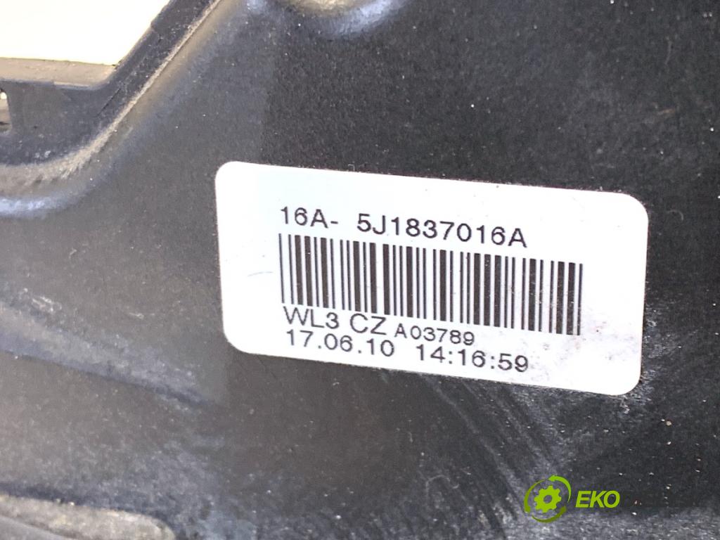 SKODA ROOMSTER nadwozie wielkoprzestrzenne (MPV) 2010 63 kW 1.2 TSI 1197 zámok Dvere pravy predný 5J1837016A