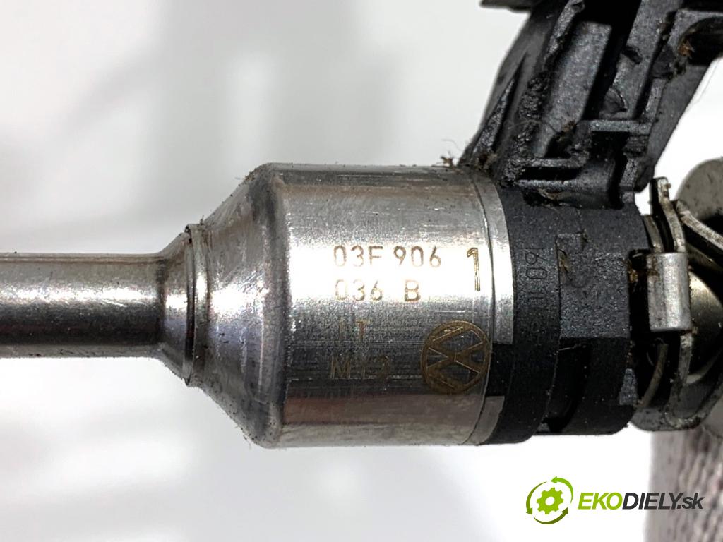 SKODA ROOMSTER nadwozie wielkoprzestrzenne (MPV) 2010 63 kW 1.2 TSI 1197 Lišta vstrekovacia 03F906036B 03F133320C (Vstrekovacia lišta)