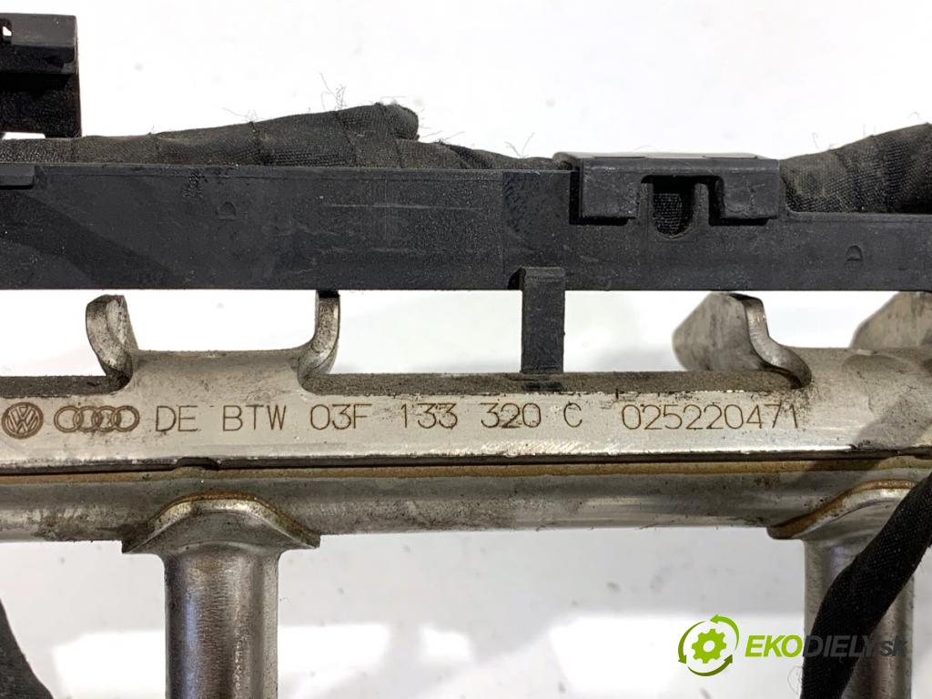 SKODA ROOMSTER nadwozie wielkoprzestrzenne (MPV) 2010 63 kW 1.2 TSI 1197 Lišta vstrekovacia 03F906036B 03F133320C (Vstrekovacia lišta)