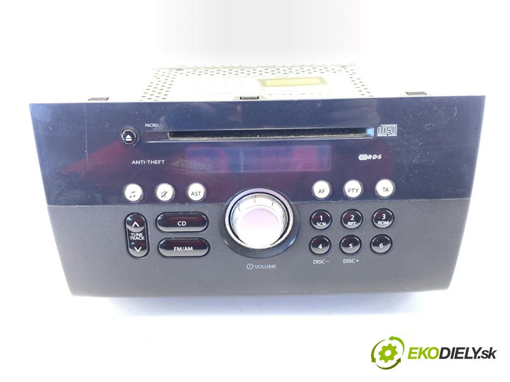 SUZUKI SWIFT III liftback 2009 68 kW 1.3 (RS 413) 1328 RADIO 39101-62J00 (Audio zariadenie)