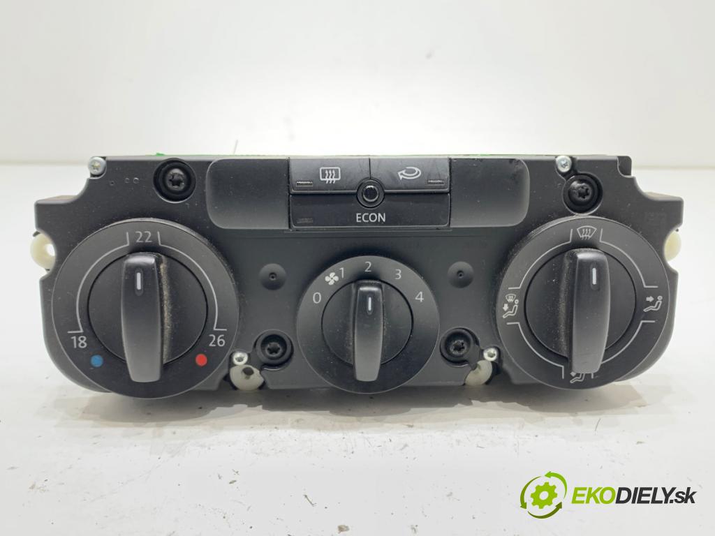 VW GOLF V liftback 2005 75 kW 1.6 1595 Panel ovládania kúrenia  (Prepínacie páčky pod volantom)