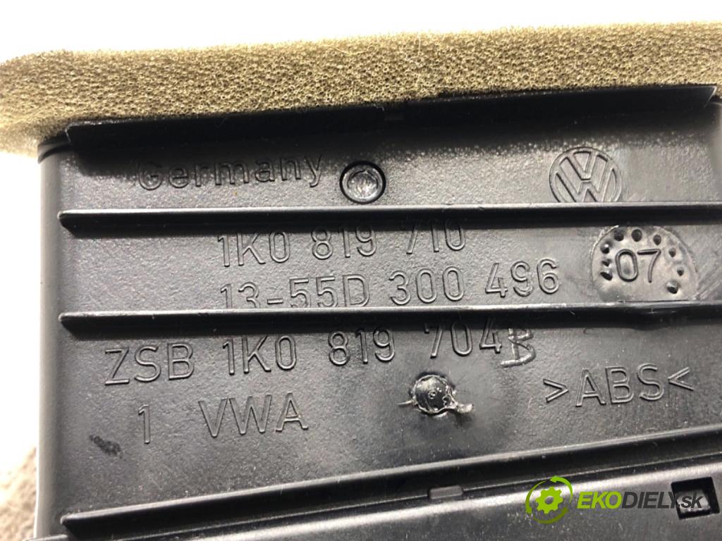 VW GOLF V liftback 2005 75 kW 1.6 1595 mří topení pravý přední část 1K0819710