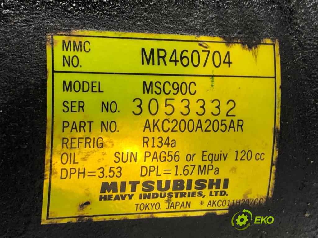 MITSUBISHI OUTLANDER I SUV 2003 100 kW 2.0 (CU2W) 1997 Kompresor klimatizácie MR460704 (Kompresor klimatizácie)