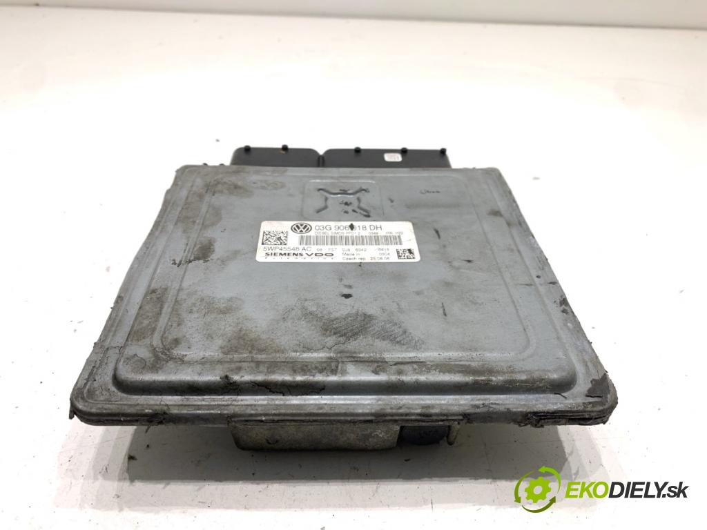 AUDI A3 8P liftback 2006 125 kW 2.0 TDI 1968 riadiaca jednotka Motor 03G906018DH (Riadiaca jednotka)