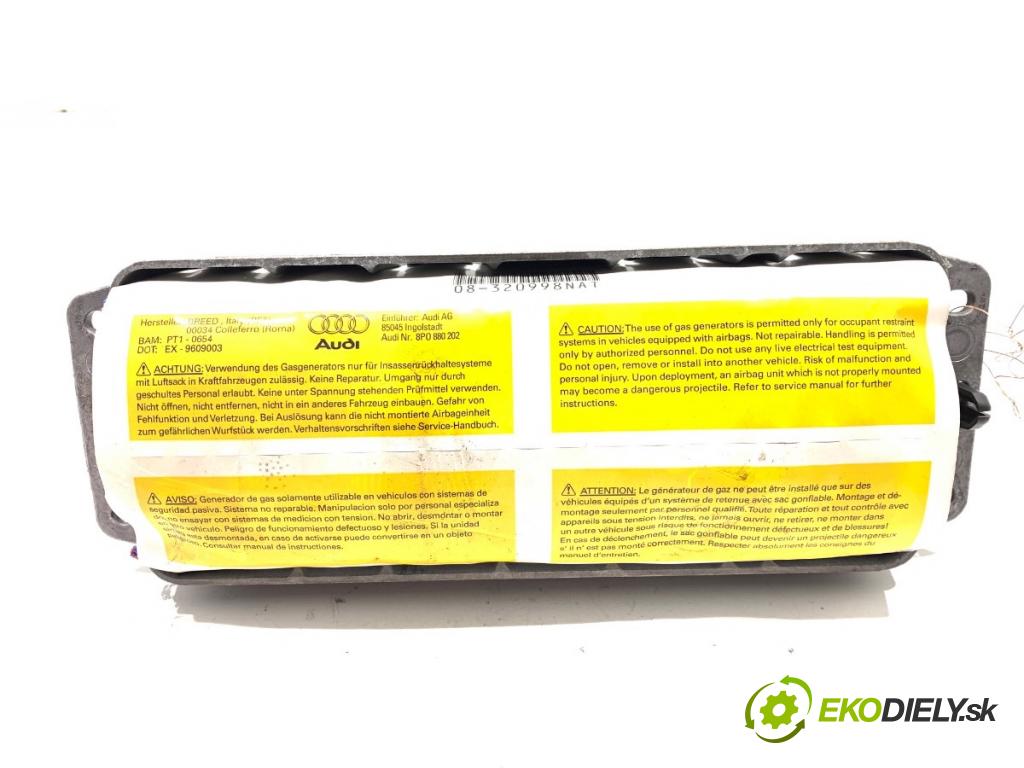 AUDI A3 8P liftback 2006 125 kW 2.0 TDI 1968 AirBag spolujazdca 8P0880202 (Airbag)