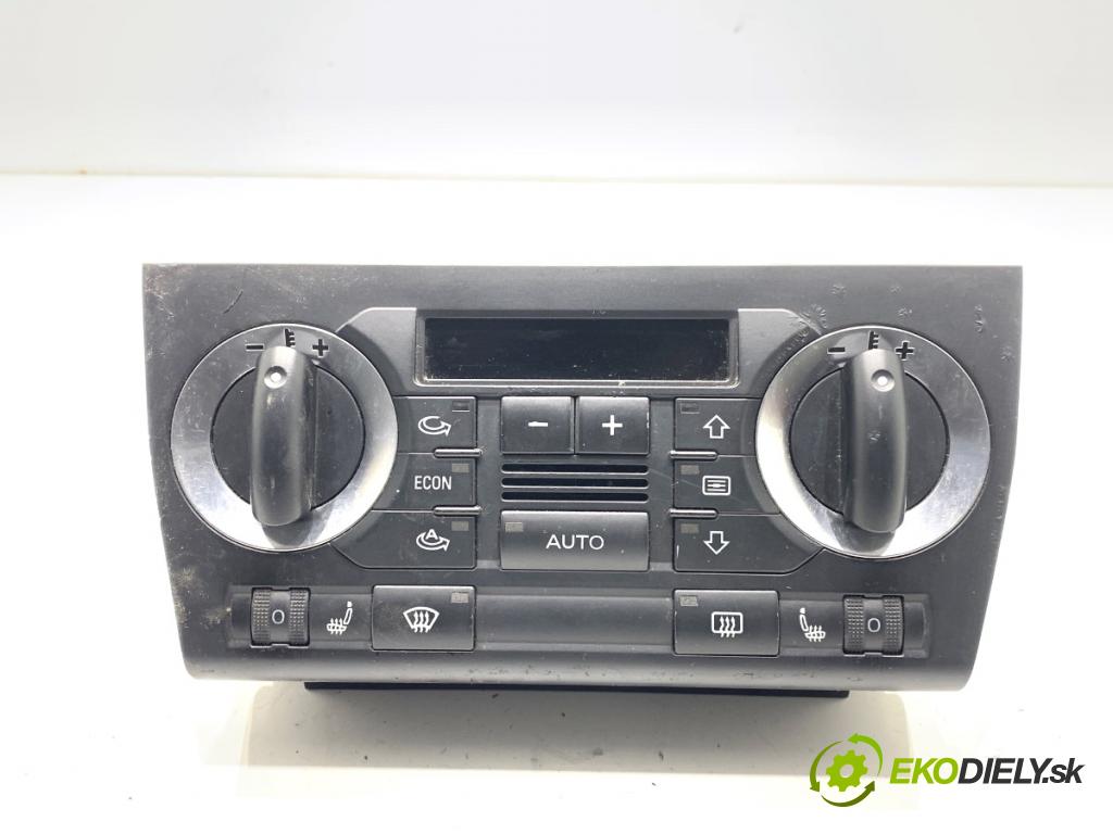 AUDI A3 8P liftback 2006 125 kW 2.0 TDI 1968 Panel ovládania kúrenia 8P0820043N (Prepínacie páčky pod volantom)