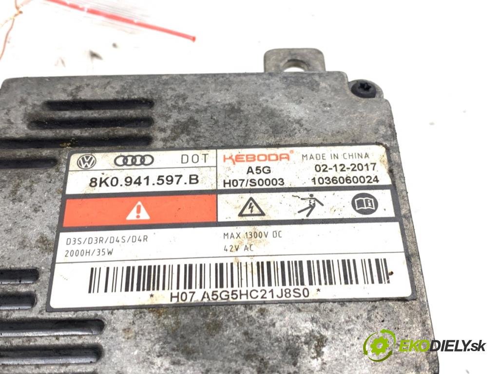 AUDI A3 8P liftback 2006 125 kW 2.0 TDI 1968 Menič XENON 8K0941597B (Riadiaca jednotka xenónu)