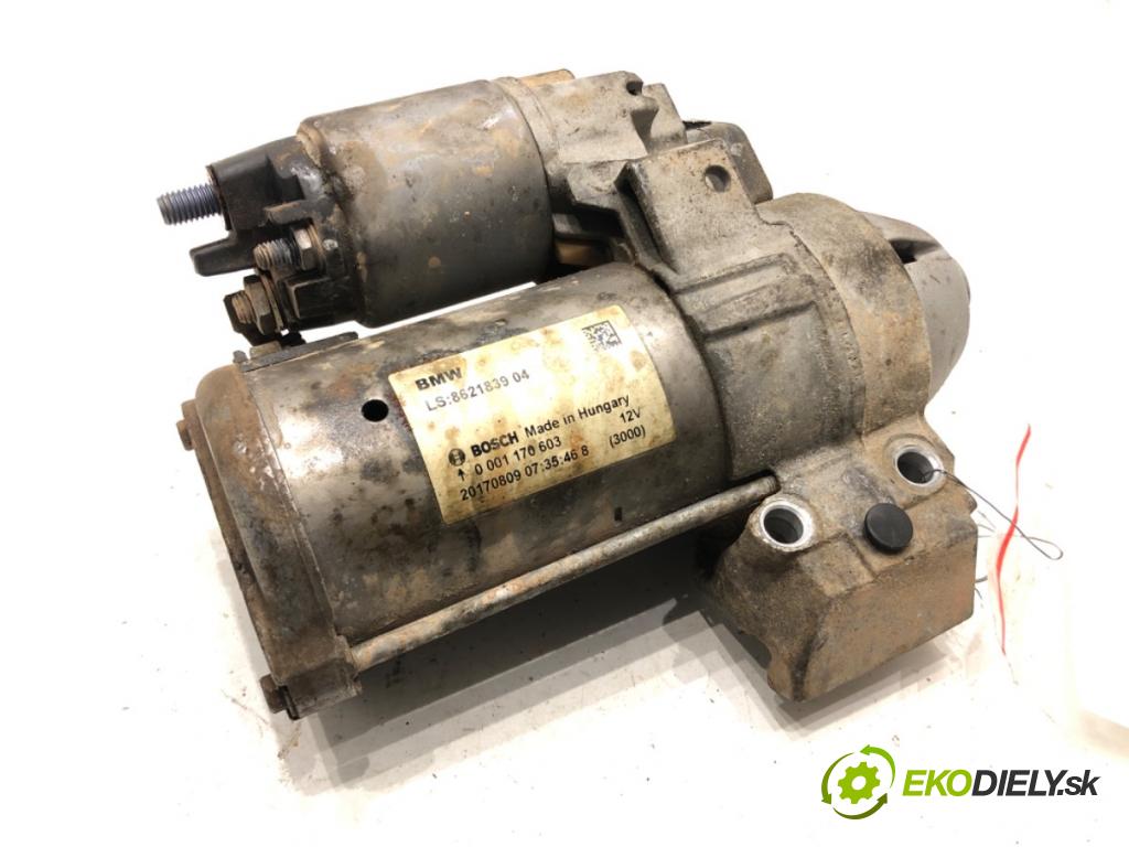 BMW F34 liftback 2017 135 kW 320 i 1998 startér 0001170603 (Startér)