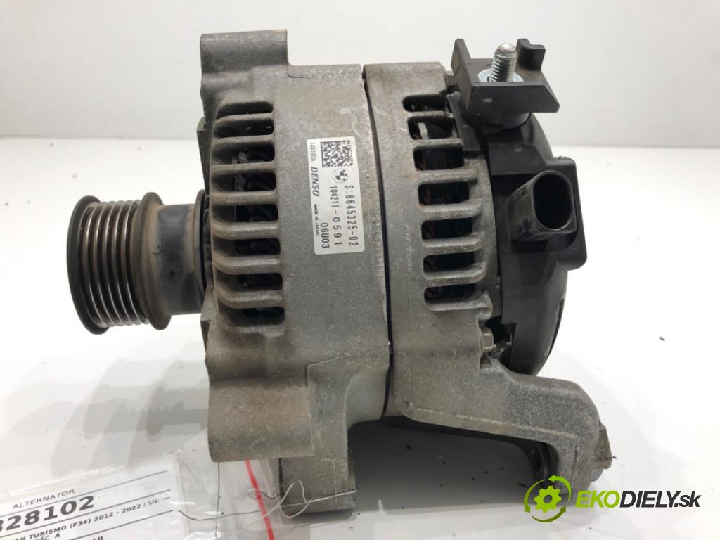 BMW F34 liftback 2017 135 kW 320 i 1998 Alternátor 8645325 (Alternátor)