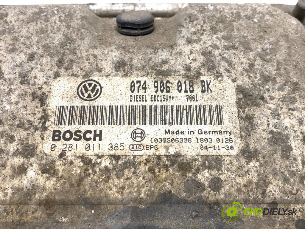 VW LT 28 35 Autobus 2004 80 kW 2.5 TDI 2461 řídící jednotka motora 074906018BK (Řídicí jednotka)