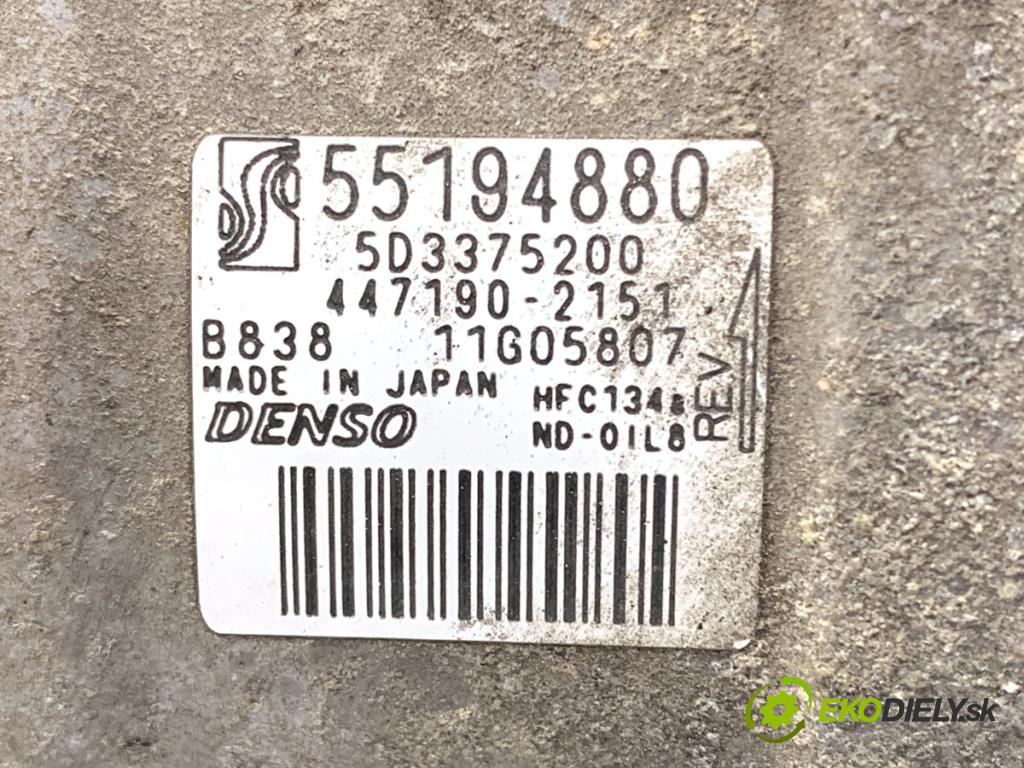 FIAT GRANDE PUNTO liftback 2006 57 kW 1.4 (199AXB11, 199AXB1A, 199BXB1A, 199AXL1A) 1368 Kompresor klimatizácie 55194880 (Kompresor klimatizácie)