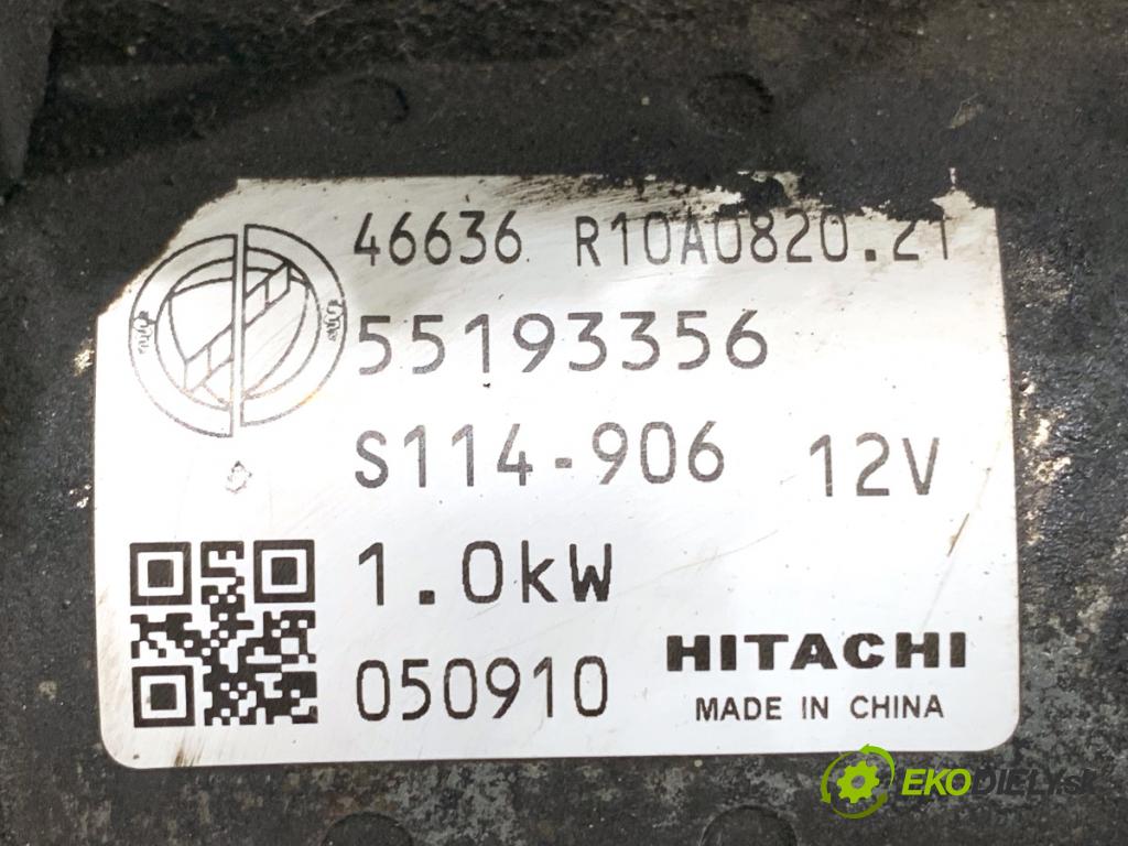FIAT GRANDE PUNTO liftback 2006 57 kW 1.4 (199AXB11, 199AXB1A, 199BXB1A, 199AXL1A) 1368 Štartér 55193356 (Štartér)